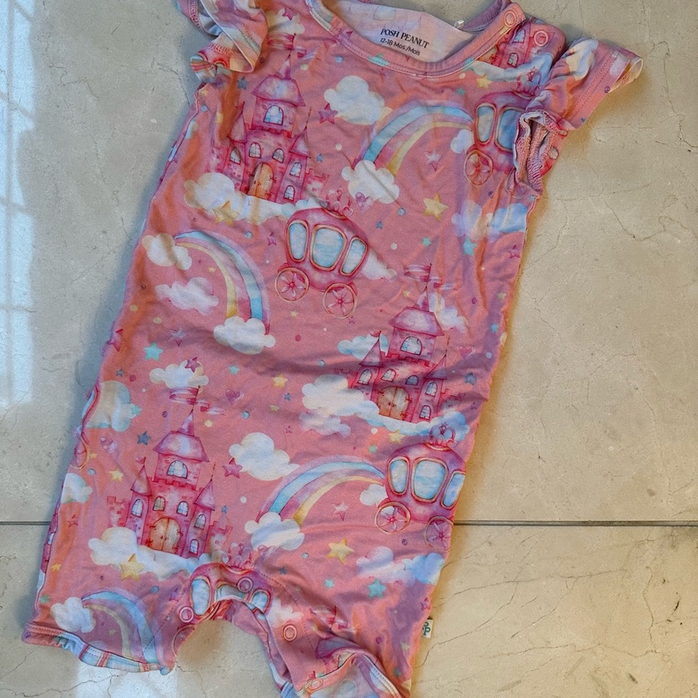 Posh Peanut Princess Castle Pajama